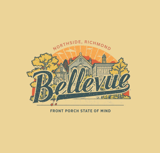 Bellevue Civic Association Fall T-shirt drive shirt design - zoomed