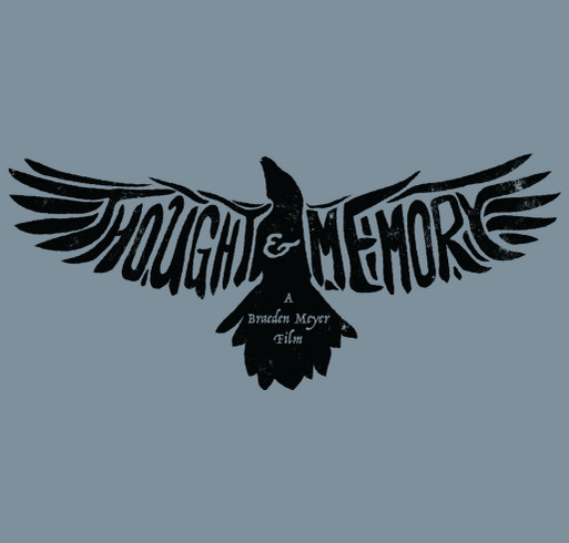 "Thought & Memory" - documentary film in progress shirt design - zoomed