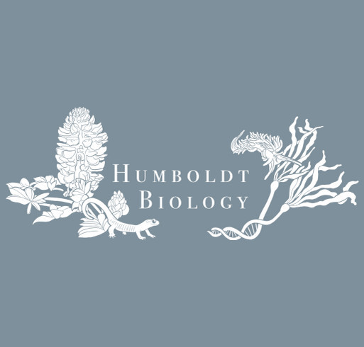 Land and Sea design Biology Graduate Student Association 2025 shirt design - zoomed