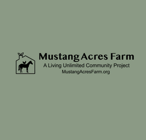 Mustang Acres Farm – Growing, Caring, Connecting shirt design - zoomed