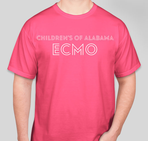 Children's of Alabama ECMO T-shirts Fundraiser - unisex shirt design - front