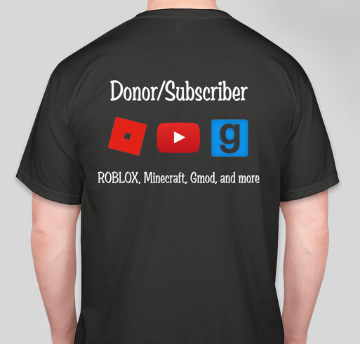 RBX Player's Donation Shirt Fundraiser - unisex shirt design - back