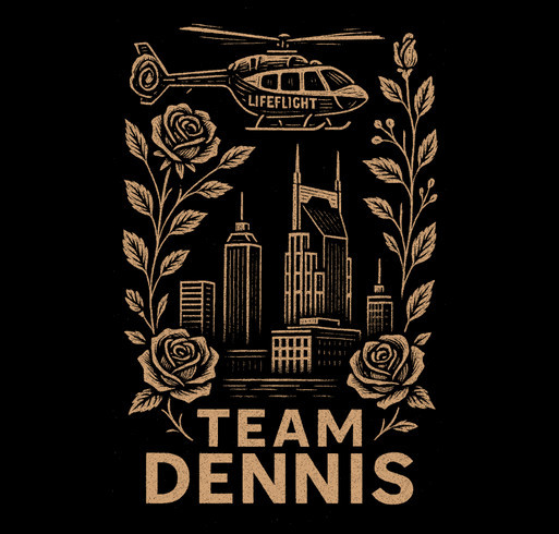 Team Dennis shirt design - zoomed