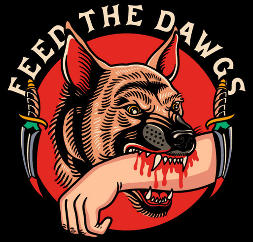Support The Dawgs shirt design - zoomed