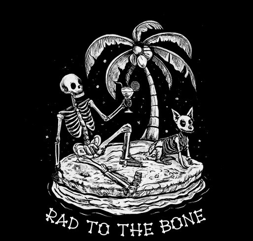 Rad to the Bone RDIC Merch Sale shirt design - zoomed