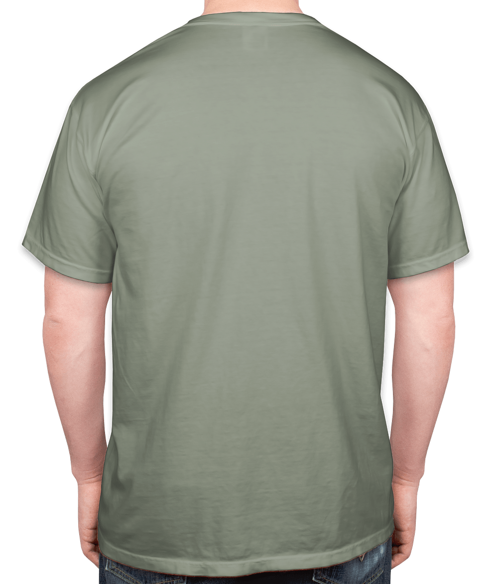 "Thought & Memory" - documentary film in progress Fundraiser - unisex shirt design - back