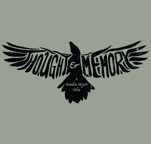 "Thought & Memory" - documentary film in progress shirt design - zoomed