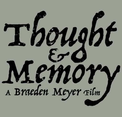 "Thought & Memory" - documentary film in progress shirt design - zoomed