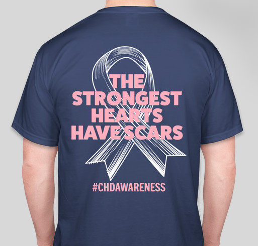 Ivey’s Heart Journey Fundraiser - unisex shirt design - back
