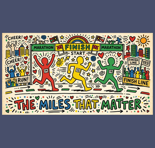 The Miles that Matter shirt design - zoomed
