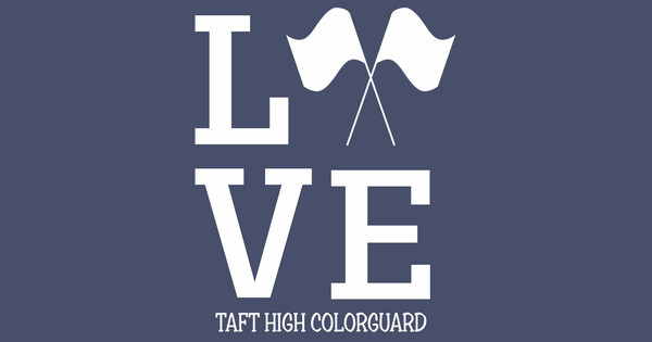 Zoomed in Design Idea Number 37429: Love Color Guard