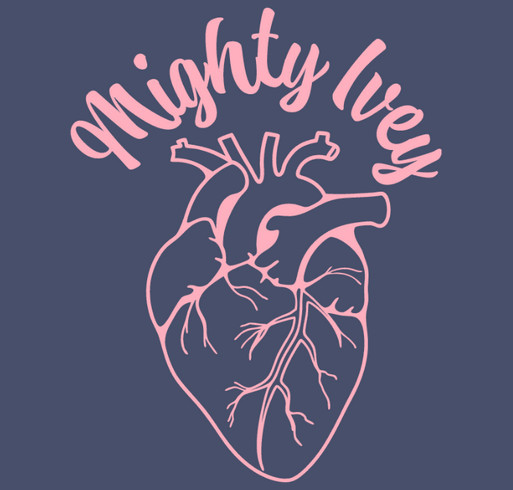 Ivey’s Heart Journey shirt design - zoomed