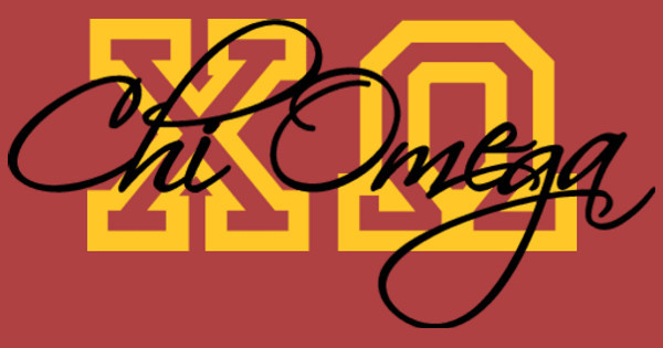 Zoomed in Design Idea Number 32889: Chi Omega Letters