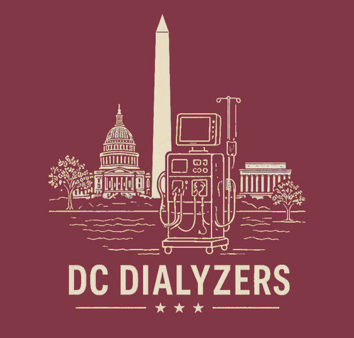 DC Dialyzers - Race for Every Child 5K 2026 Fundraiser shirt design - zoomed