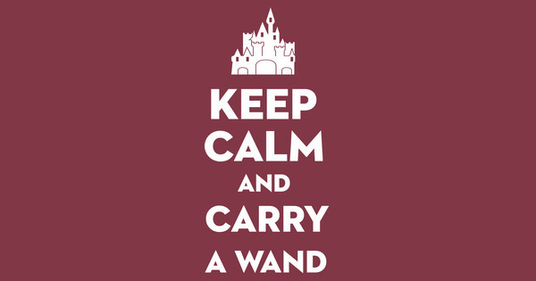 Zoomed in Design Idea Number 51868: Keep Calm & Carry a Wand