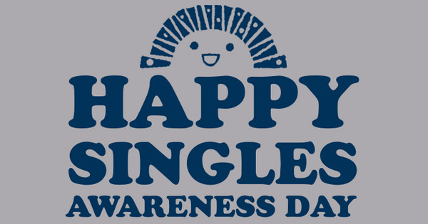 Zoomed in Design Idea Number 45248: Happy Singles Awareness Day