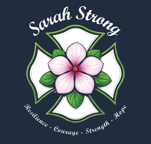 Supporting Sarah's fight shirt design - zoomed