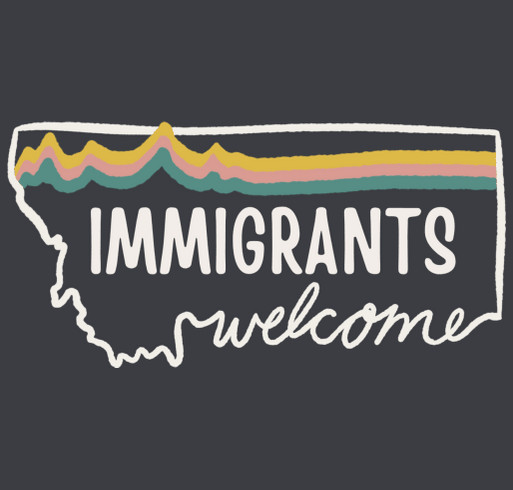Support your Refugee and Immigrant Neighbors! shirt design - zoomed
