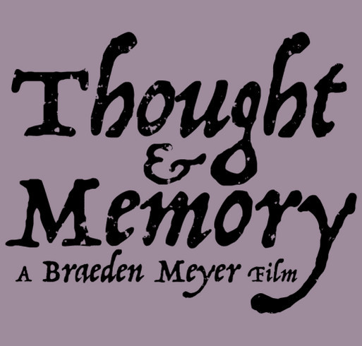 "Thought & Memory" - documentary film in progress shirt design - zoomed