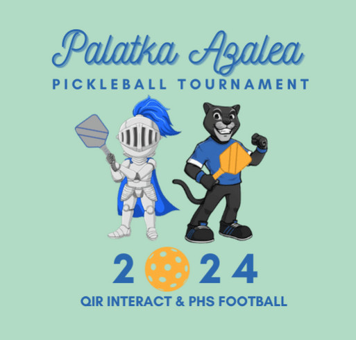 Palatka Azalea Pickleball Tournament 2024 shirt design - zoomed