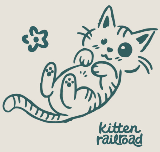 Support Kitten Railroad! shirt design - zoomed