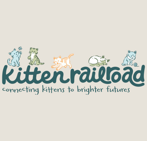 Support Kitten Railroad! shirt design - zoomed