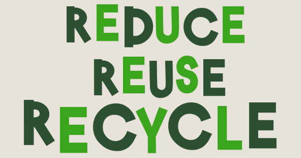 Zoomed in Design Idea Number 26468: Reduce, Reuse, Recycle