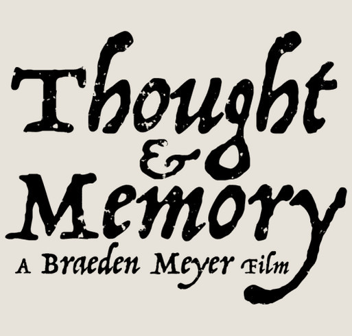"Thought & Memory" - documentary film in progress shirt design - zoomed