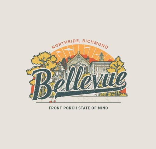 Bellevue Civic Association Fall T-shirt drive shirt design - zoomed