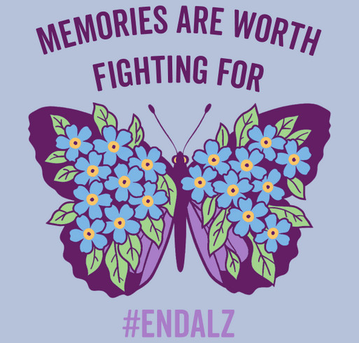 The Unforgettable Crew: ALZ Awareness Shirt Fundraiser shirt design - zoomed