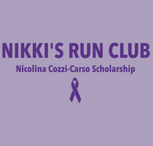 Nikki Cozzi-Carso Scholarship Fund shirt design - zoomed