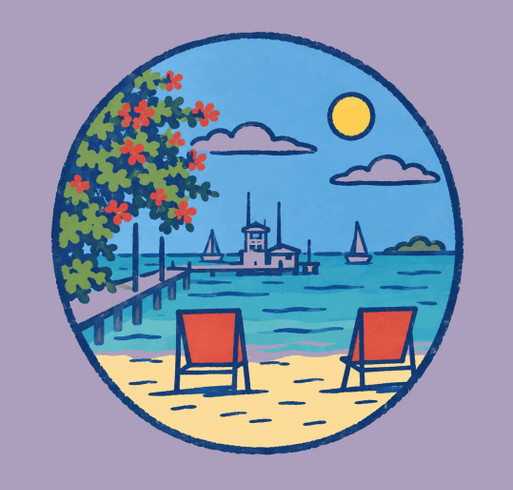 Philadelphia Marathon Fundraiser shirt design - zoomed