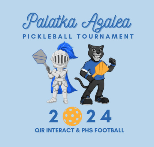 Palatka Azalea Pickleball Tournament 2024 shirt design - zoomed
