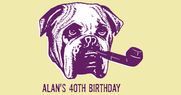 Zoomed in Design Idea Number 42376: Alan's 40th
