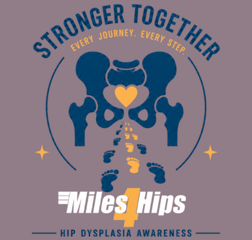 Miles4Hips “Stronger Together” Fall T Shirts shirt design - zoomed