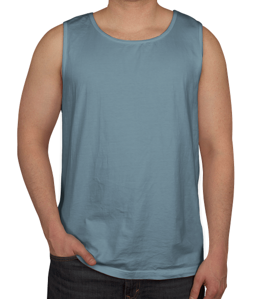 Custom Comfort Colors 100 Cotton Tank Design Tank Tops Sleevelesses Online At Customink Com Nº74 colors | ice blue. comfort colors 100 cotton tank