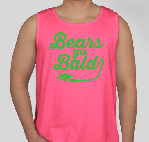 Bears Go Bald T Shirt Fundraiser- University of Northern Colorado Fundraiser - unisex shirt design - front
