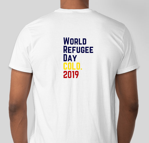 Colorado World Refugee Day 2019 Fundraiser - unisex shirt design - back