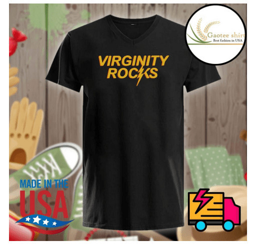 Virginity Rocks shirt shirt design - zoomed