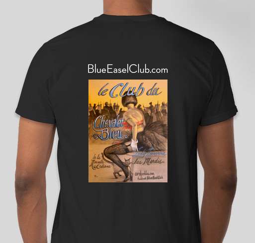 Support Blue Easel Club Artist Education and Organization Expansion in 2024 Fundraiser - unisex shirt design - back