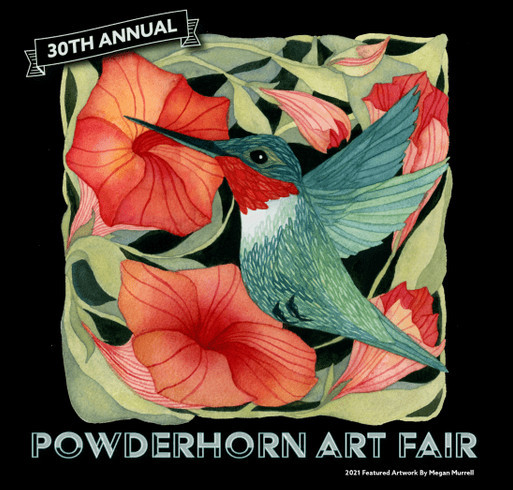 30th Annual Powderhorn Art Fair shirt design - zoomed
