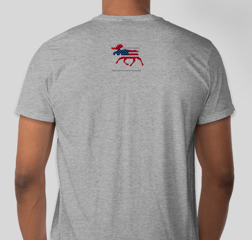 Travis Scott for Liberty Lake City Council Fundraiser - unisex shirt design - back