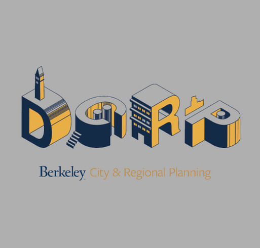 ALUMNI - The UC Berkeley Department of City & Regional Planning shirt design - zoomed