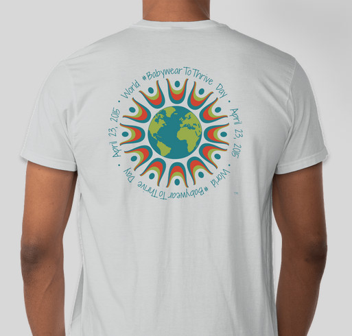 World #BabywearToThrive Day Fundraiser - unisex shirt design - back