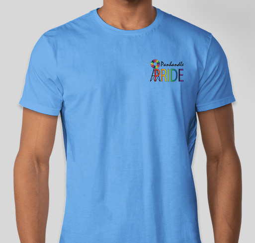 Get your 2023 Panhandle Pride Festival Shirt! Fundraiser - unisex shirt design - front