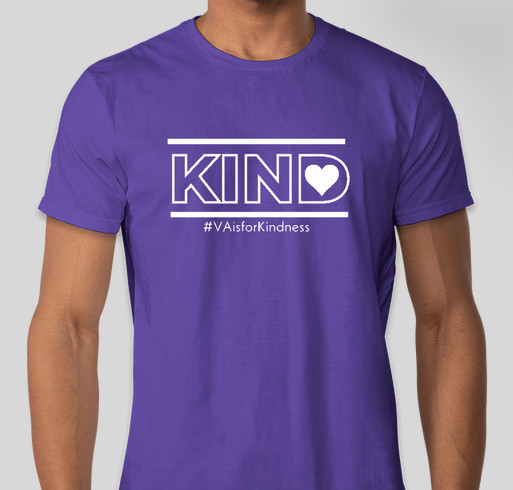 #VAisforkindness (extended to now end on 1/29!) Fundraiser - unisex shirt design - front