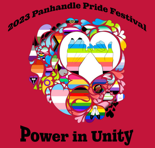Get your 2023 Panhandle Pride Festival Shirt! shirt design - zoomed