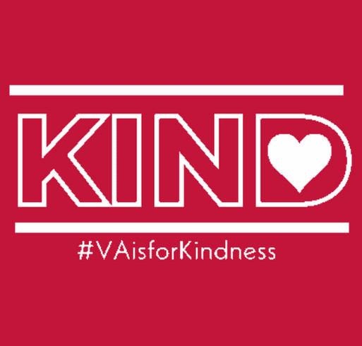 #VAisforkindness (extended to now end on 1/29!) shirt design - zoomed