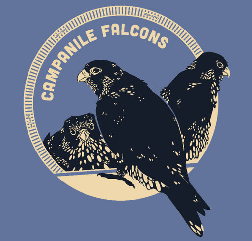 Campanile Falcons shirt design - zoomed
