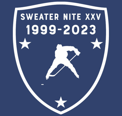 to honor and commemorate Sweater Nite 25, proceeds go on the mahogany at sn xxv shirt design - zoomed